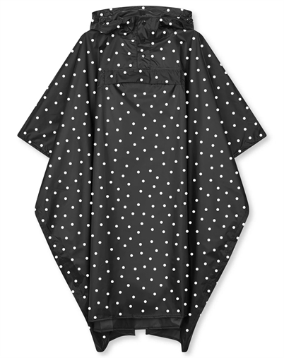 Mads Nørgaard - Raino Scape Dot Cape Jacke - Dot AOP Black